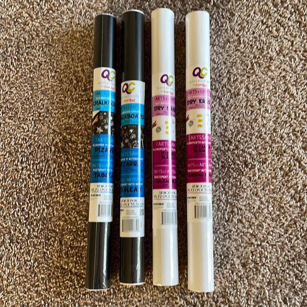 4 self adhesive coverings (peel and stick)
